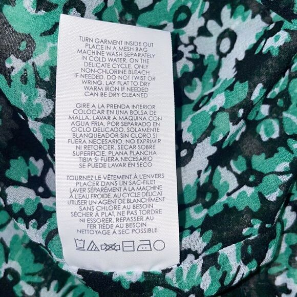 CAbi 5653 Green Library Plaid Tweed Jacket M - Picture 12 of 12